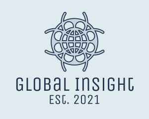 Global Cyber Atlas logo design