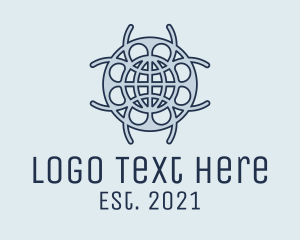 Virtual - Global Cyber Atlas logo design