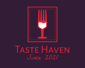 Wine Bar Restaurant  logo design