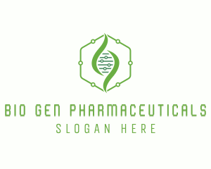 Hexagon DNA Biotechnology logo design