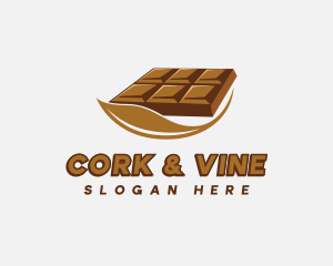 Chocolate Bar Dessert logo design