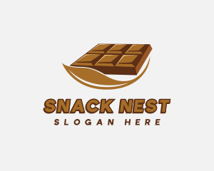 Chocolate Bar Dessert logo design