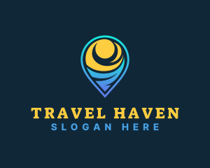 Travel Destination Waves logo