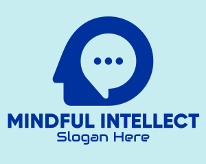 Online Chat Mind  logo design