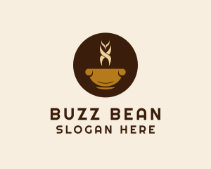 Hot Coffee Drink logo design