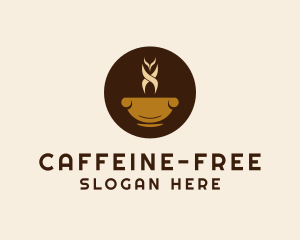 Hot Coffee Drink logo design