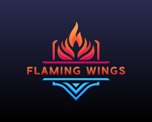 Fire Ice Ventilation logo design