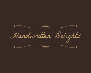 Ornate Handwritten Decoration logo design