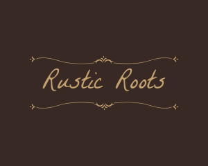 Ornate Handwritten Decoration logo design