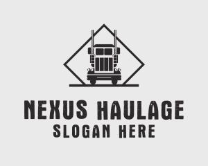 Truck Transport Delivery  logo design