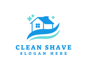 Sparkling Clean House logo design