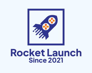 Gaming Space Rocket  logo design