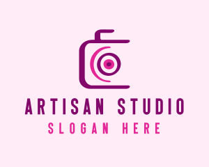 Purple Photography Studio  logo design