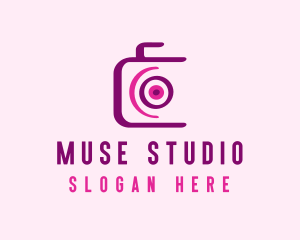 Purple Photography Studio  logo design