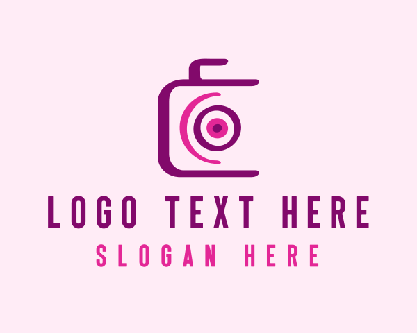 Camera Lens logo example 2