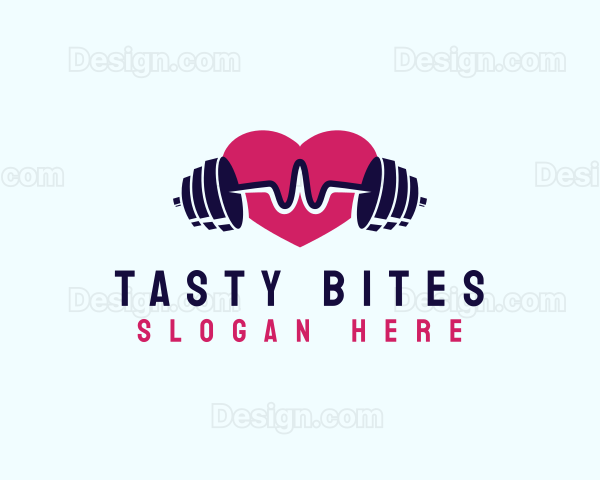 Heart Beat Barbell Fitness Logo