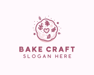 Floral Cookie Dessert logo design