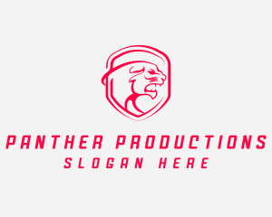 Security Shield Panther logo design