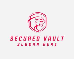 Security Shield Panther logo design