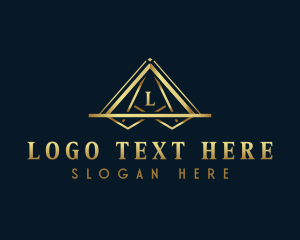 Premium Luxury Triangle logo