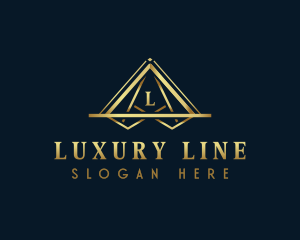 Premium Luxury Triangle logo design