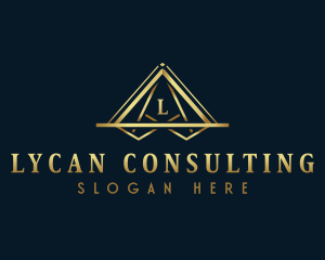 Premium Luxury Triangle logo design