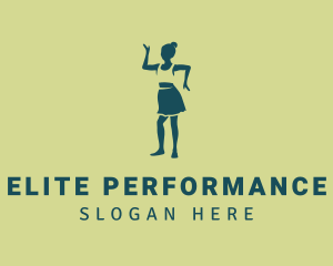 Woman Performer Dance logo