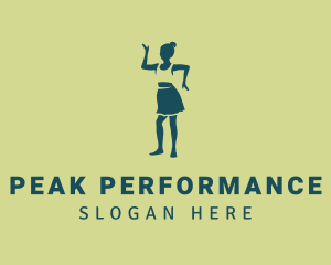 Woman Performer Dance logo