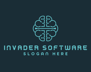 AI Brain Software logo design