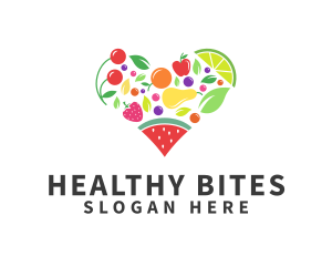 Fresh Healthy Fruits logo design