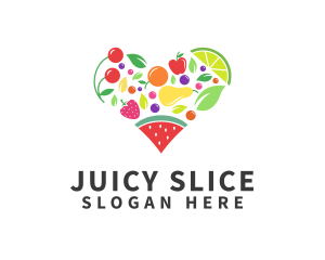 Fresh Healthy Fruits logo design