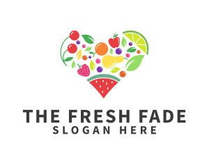 Fresh Healthy Fruits logo design