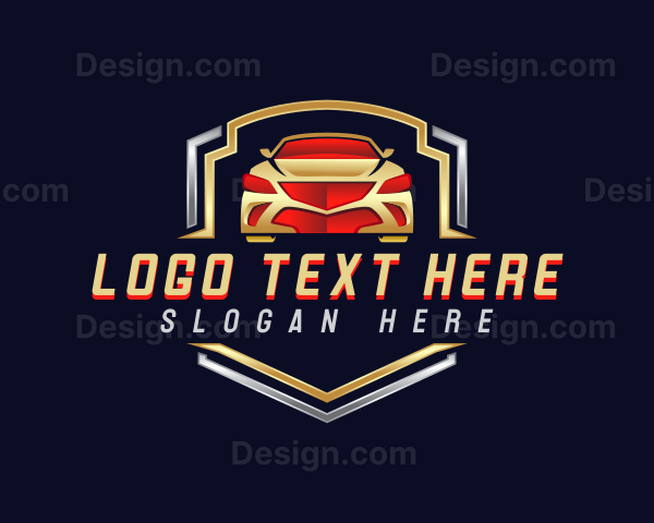 Elegant Shield Car Dealership Logo