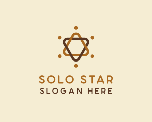 Jewish Star  logo design