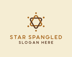 Jewish Star  logo design