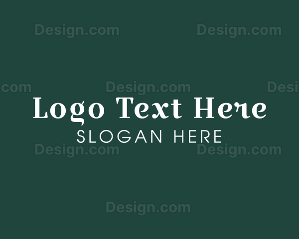 Elegant Serif Boutique Logo