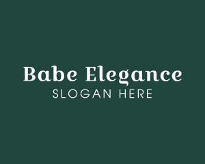 Elegant Serif Boutique logo design