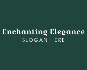 Elegant Serif Boutique logo design