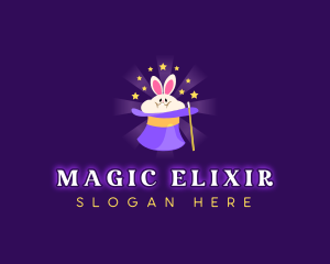 Magic Show Rabbit logo design