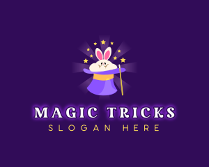 Magic Show Rabbit logo design