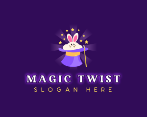 Magic Show Rabbit logo design