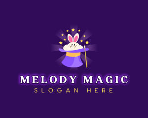 Magic Show Rabbit logo design