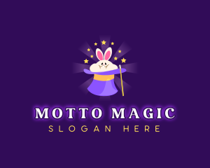 Magic Show Rabbit logo design