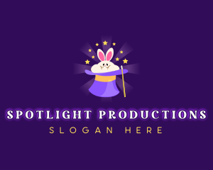 Magic Show Rabbit logo design