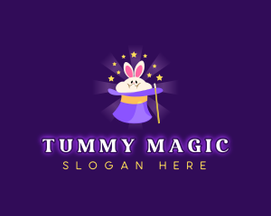 Magic Show Rabbit logo design