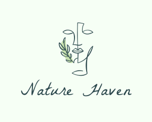 Woman Natural Beauty logo design