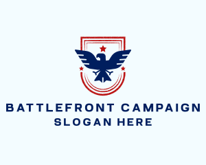 American Eagle Shield logo design