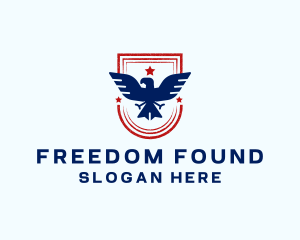 American Eagle Shield logo design