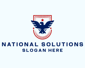 American Eagle Shield logo design