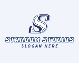 Marketing Studio Letter S logo design